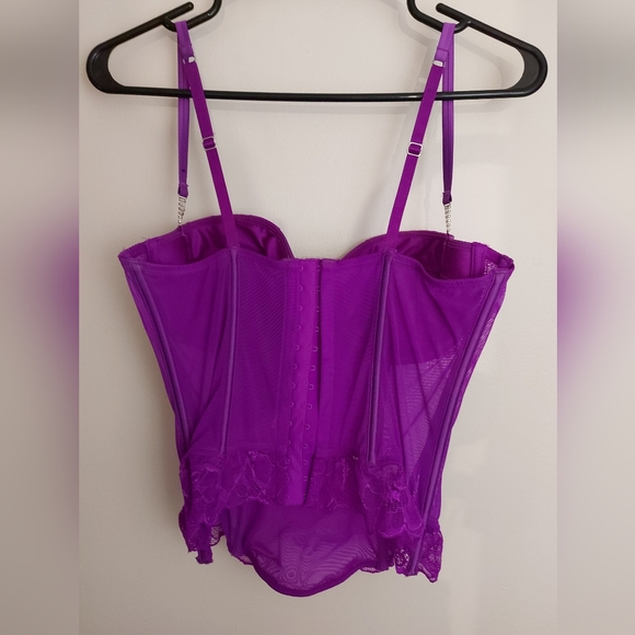La Senza Purple Rhinestone Corset Lingere - Picture 4 of 6